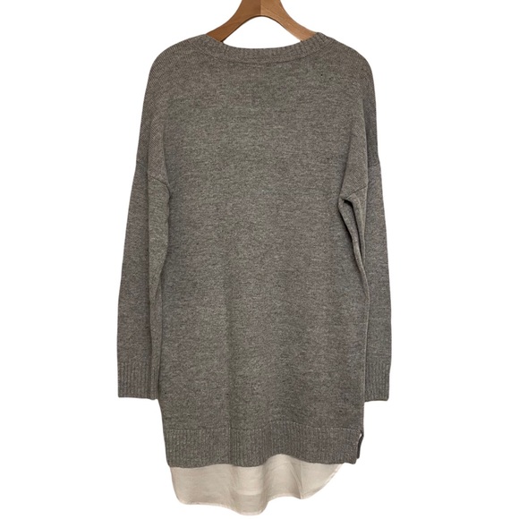 Moth by Anthropologie Gray Knit Layered Tunic Sweater - Picture 3 of 9